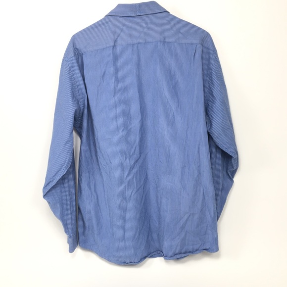 Ben Sherman long sleeve button up blue shirt XL - Picture 6 of 8